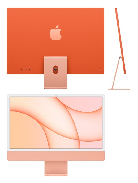 Apple iMac All-in-One-PC 24 Zoll orange