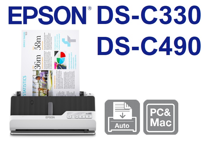 Epson dS-C330 und DS-C490 - kompakte und vielseitig einsetzbare Dokumentenscanner