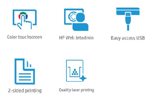 HP LaserJet Managed MFP E72530 Features
